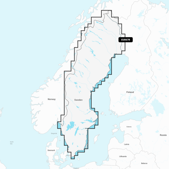 Garmin Navionics Vision+ Chart: EU067R - Sweden, Lakes & Rivers