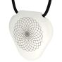 Q-Link SRT-3 White Lotus Flower Pendant